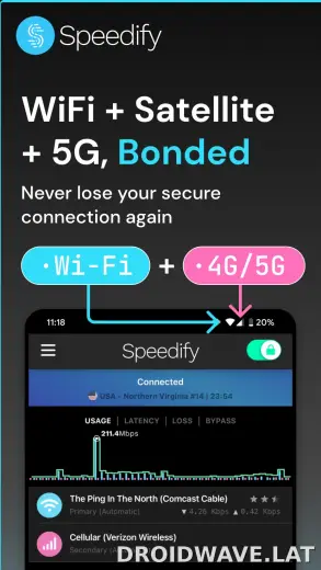 Speedify скриншот 1